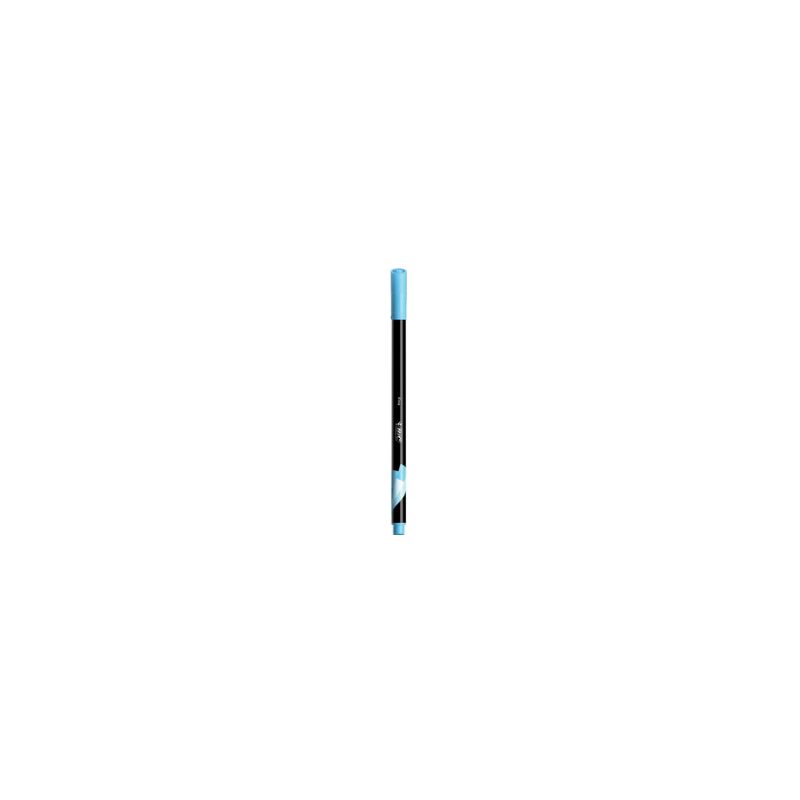 BIC Intensity Stylo Feutre d'écriture Pointe Fine et Corps Noir Verni - Bleu ciel BIC Intensity Stylo Feutre d'écriture Pointe Fine et Corps Noir Verni - Bleu ciel