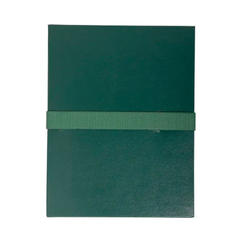 EXACOMPTA Chemise extensible en balacron. Rabat en pied, fermeture par sangle velcro. Coloris vert foncé EXACOMPTA Chemise extensible en balacron. Rabat en pied, fermeture par sangle velcro. Coloris vert foncé