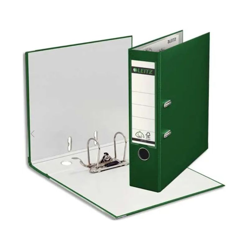 LEITZ Classeur à levier 180°, A4, 8 cm, PP, vert foncé LEITZ Classeur à levier 180°, A4, 8 cm, PP, vert foncé