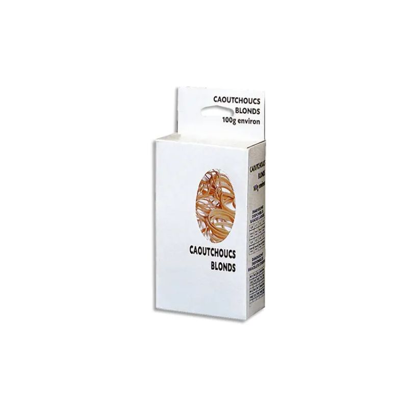 WONDAY Boîte distributrice de 100g d'élastique en caoutchouc 80x1,8mm