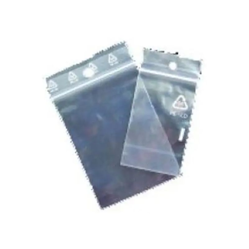 Sachet plastique à fermeture zip Transparent 50µm 80 mm x 120 mm - par paquet de 100 Sachet plastique à fermeture zip Transparent 50µm 80 mm x 120 mm - par paquet de 100