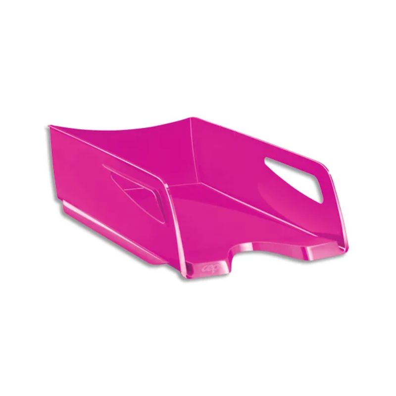 CEP Corbeille à courrier Maxi Gloss Rose, format 24 x 32 cm - Dimensions : L38,6 x H11,5 x P27 cm CEP Corbeille à courrier Maxi Gloss Rose, format 24 x 32 cm - Dimensions : L38,6 x H11,5 x P27 cm
