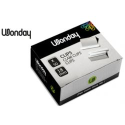 WONDAY Boîte de 50 Pinces à Clips en métal 18 mm